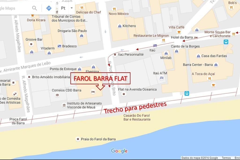 Apartamento Temporada Farol Barra Flat Сальвадор Экстерьер фото